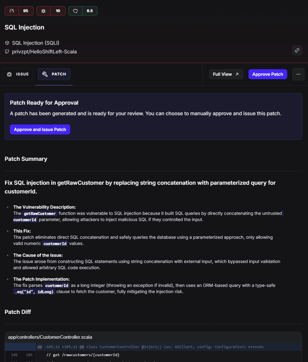 Automated Patch Generation