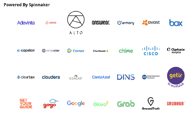 Some Spinnaker users listed on the Spinnaker website
