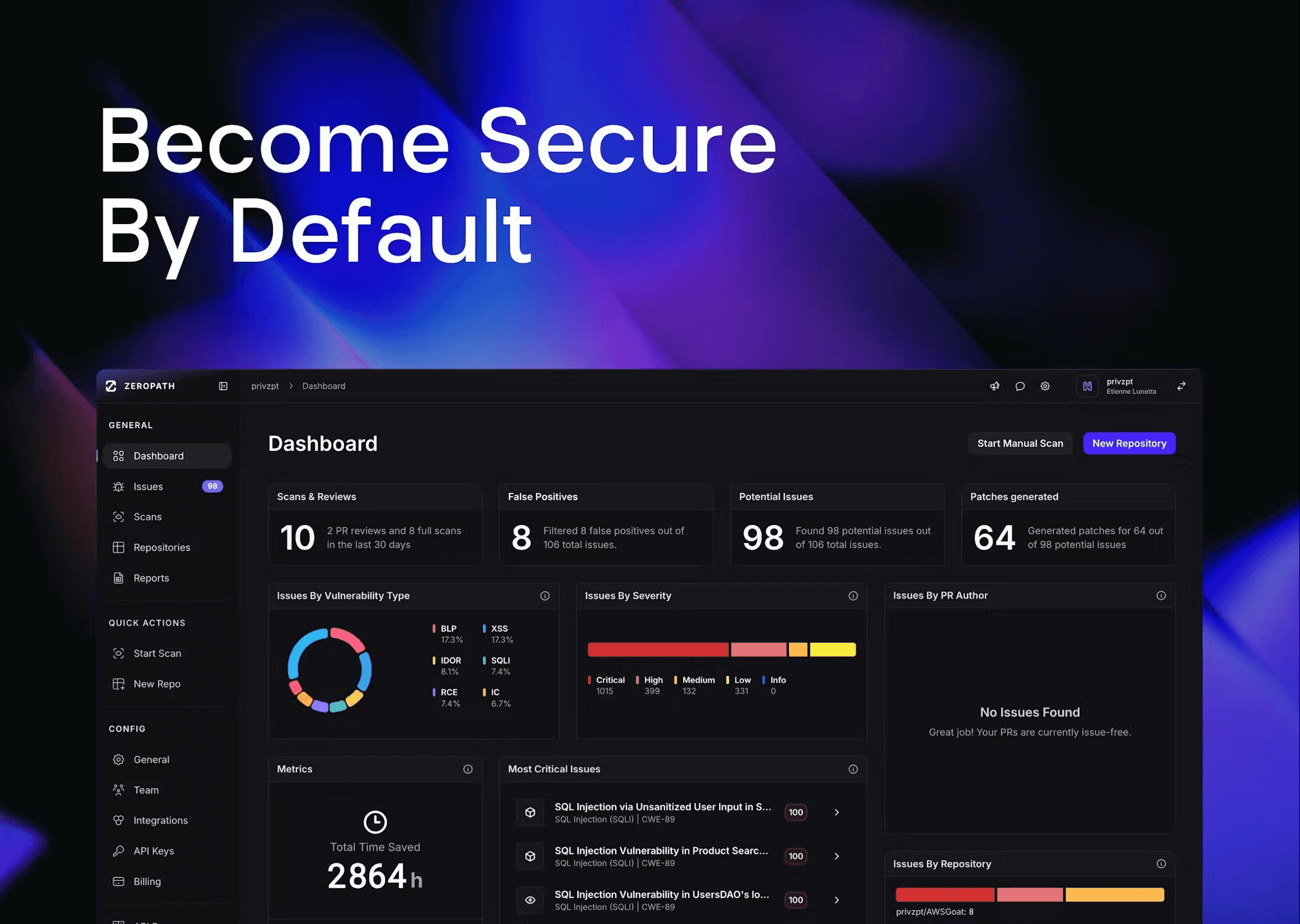 ZeroPath SAST platform