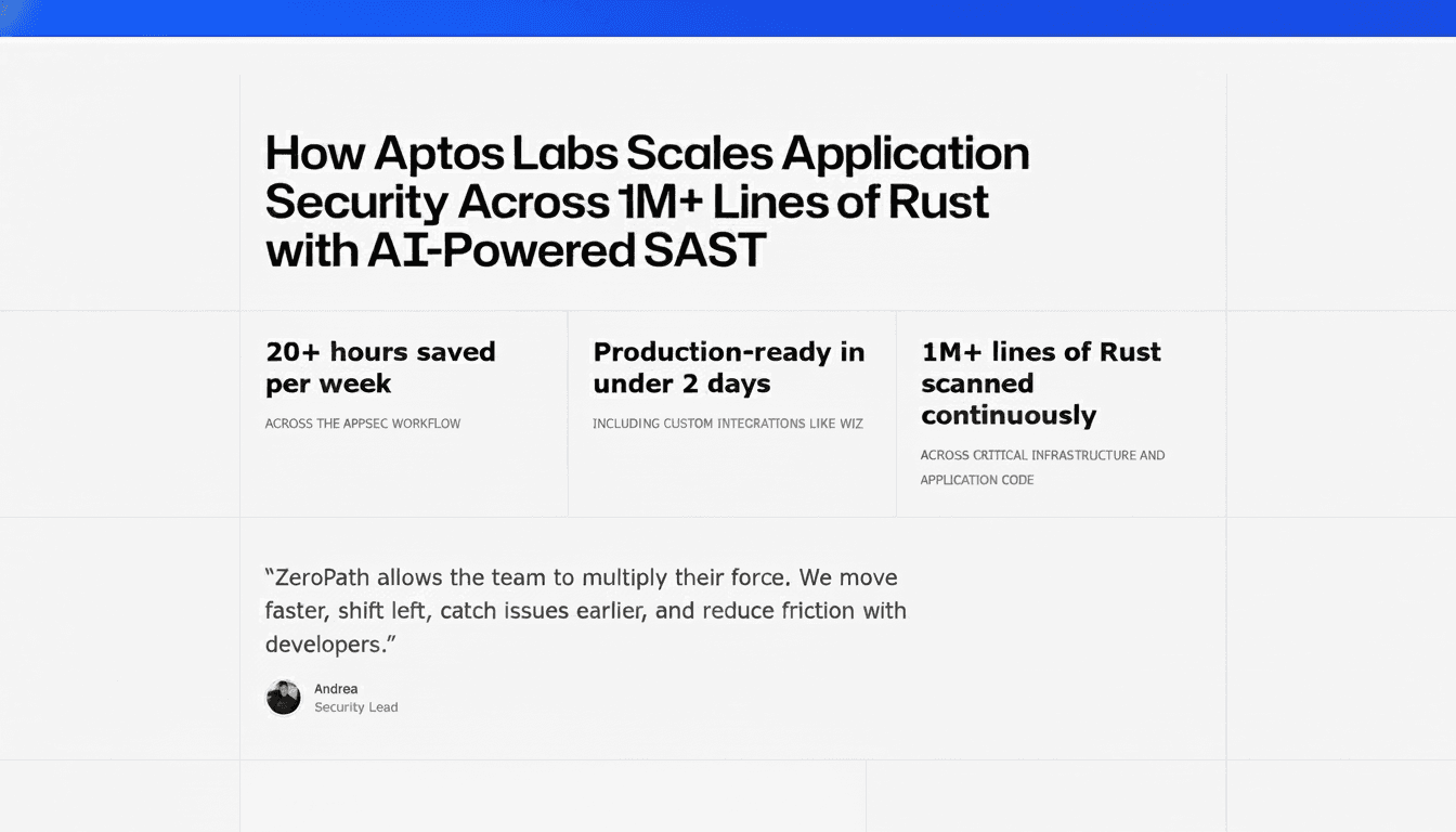 Screenshot of https://zeropath.com/blog/aptos-labs-rust-ai-application-security