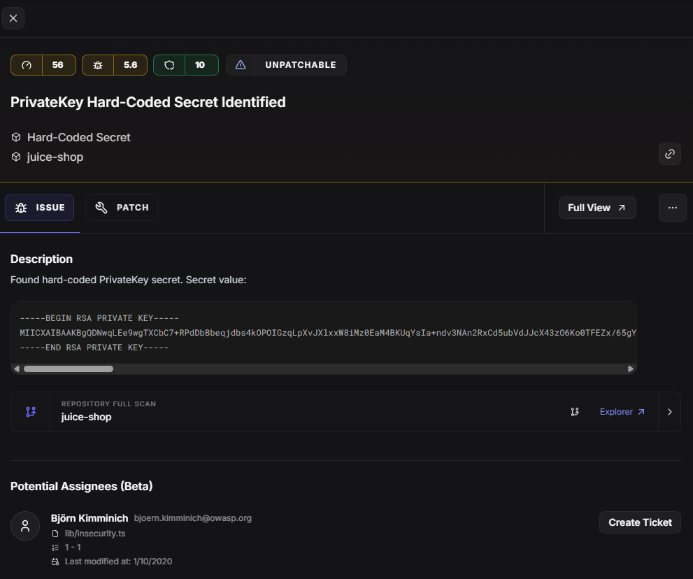 Secrets Scanner
